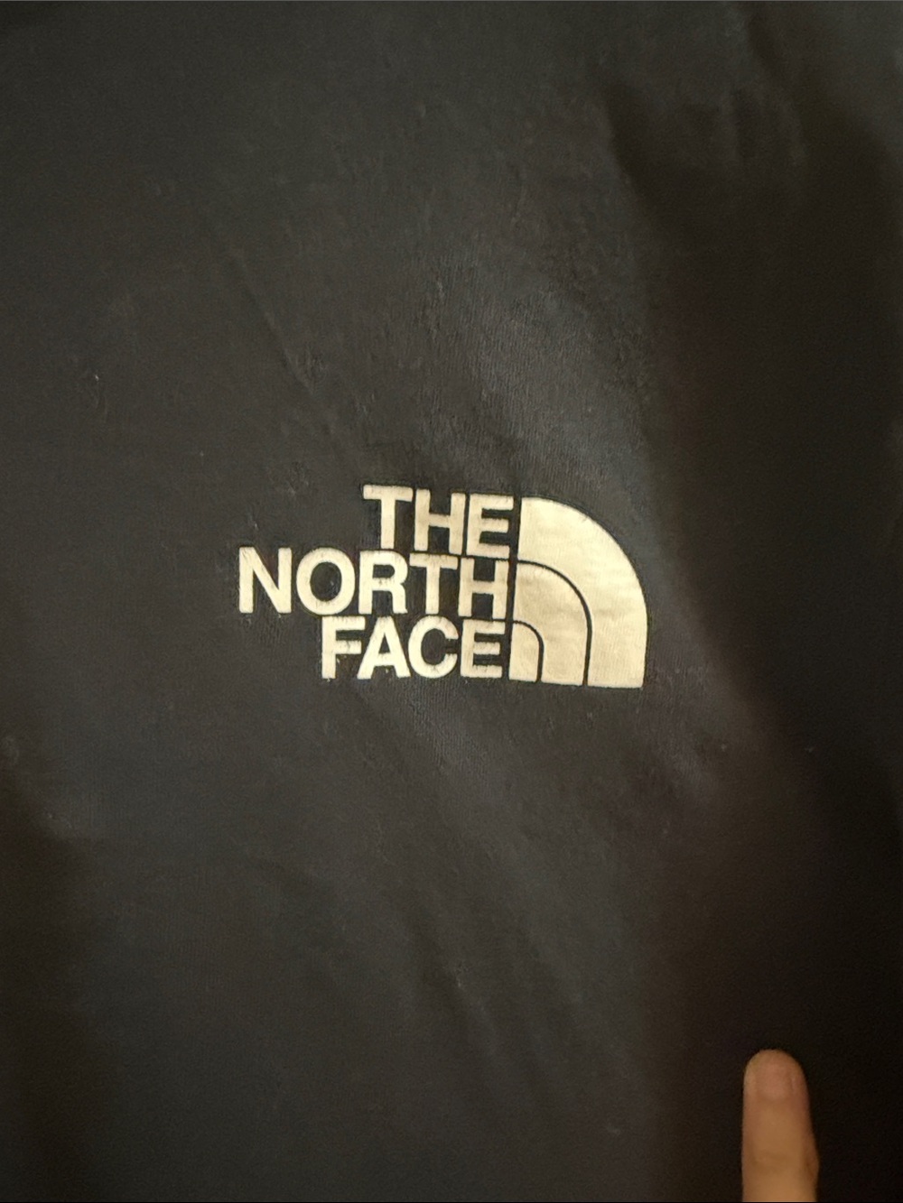 The North Face Black Long Sleeve Logo Shirt- MENS - Picture 4 of 5